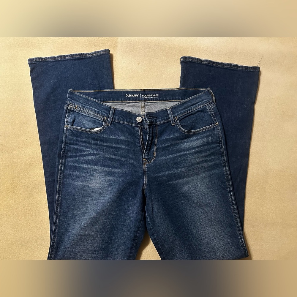 #404 Old Navy Women's Indigo Flare Jeans